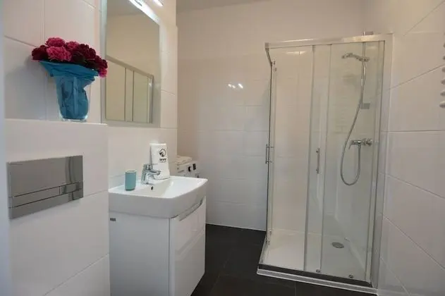 Deluxe Apart Daire, Küçük Mutfak (Popielaty)
