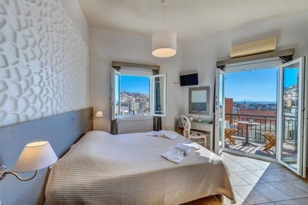 Deluxe Tek Büyük veya İki Ayrı Yataklı Oda, Balkon, Deniz Manzaralı (2nd floor)