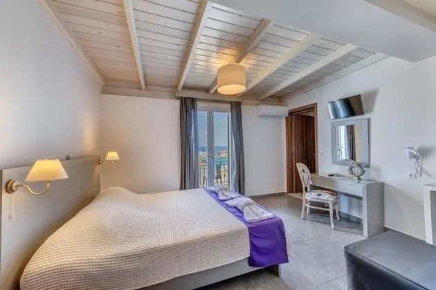 Deluxe Tek Büyük veya İki Ayrı Yataklı Oda, Balkon, Deniz Manzaralı (2nd floor)