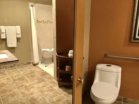 Oda, 1 En Büyük (King) Boy Yatak, Engellilere Uygun, Sigara İçilmez (Mobility, tub w grab bars)