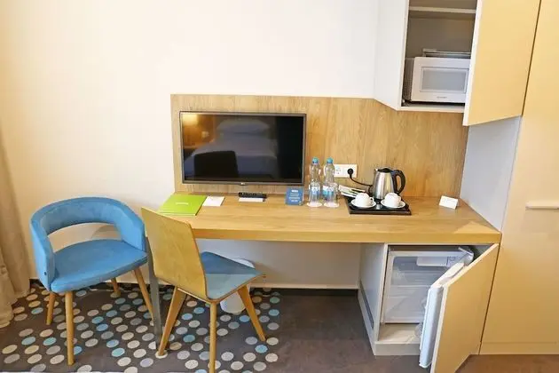 Standard Tek Büyük Yataklı Oda, Mikrodalga, Şehir Manzaralı