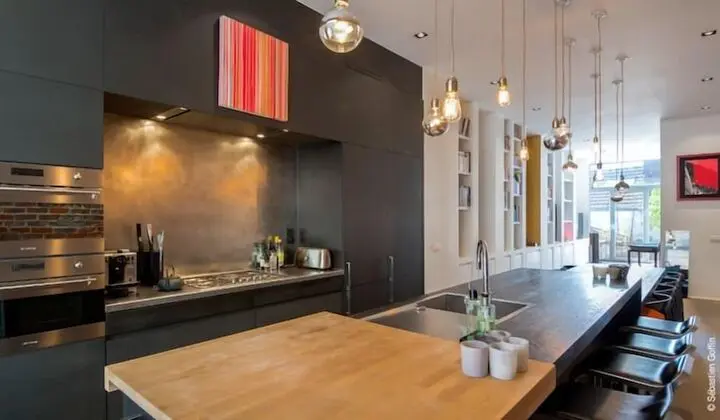 Design Apart Daire, 1 Büyük (Queen) Boy Yatak ve Çekyat, Sigara İçilmez, Teras