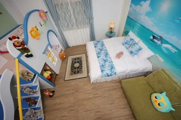Family Dört Kişilik Oda, 1 Yatak Odası, Avlu Manzaralı, Bahçeli