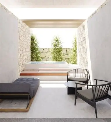Double room with outdoor Jacuzzi