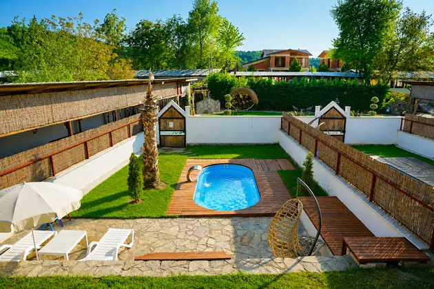 Bungalow, Bahçe Manzaralı, Balkonlu