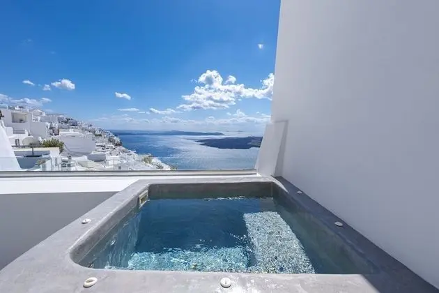 Superior Süit, Sıcak Su Havuzu, Deniz Manzaralı (Caldera View)