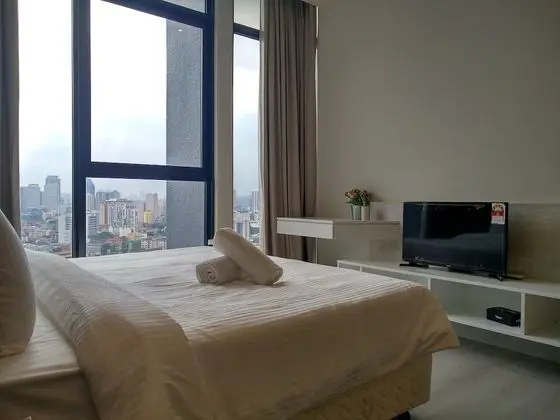 Deluxe Stüdyo, 1 En Büyük (King) Boy Yatak, Buzdolabı ve Mikrodalga, Şehir Manzaralı