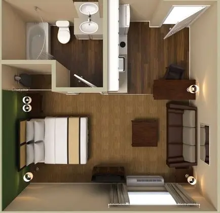 Deluxe Stüdyo, 1 En Büyük (King) Boy Yatak ve Çekyat, Sigara İçilmez