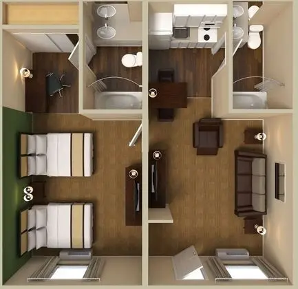 Süit, 1 Yatak Odası, Sigara İçilmez
