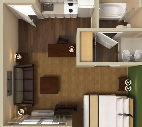 Deluxe Stüdyo, 1 En Büyük (King) Boy Yatak ve Çekyat, Sigara İçilmez