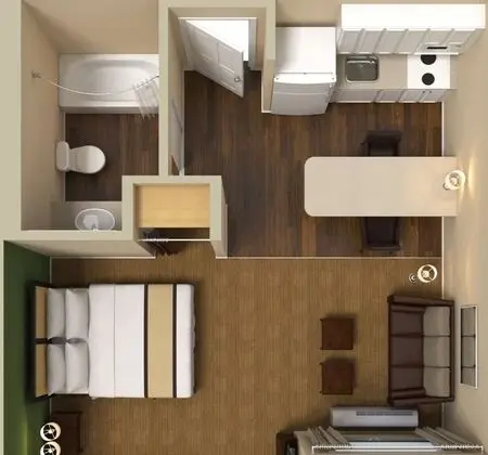 Deluxe Stüdyo, Birden Çok Yatak, Sigara İçilmez