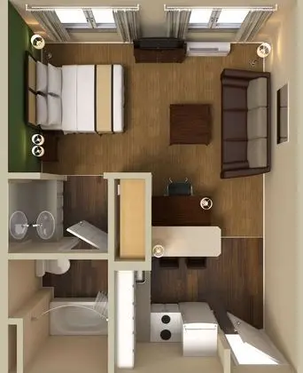 Deluxe Stüdyo, 1 En Büyük (King) Boy Yatak ve Çekyat, Sigara İçilmez