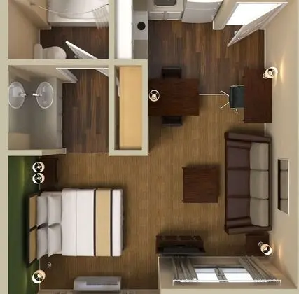 Deluxe Stüdyo, 1 En Büyük (King) Boy Yatak ve Çekyat, Sigara İçilmez