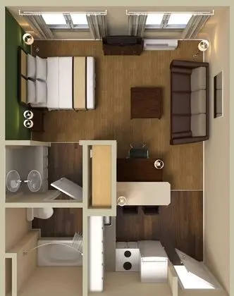 Deluxe Stüdyo, 1 En Büyük (King) Boy Yatak ve Çekyat, Sigara İçilmez