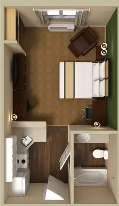 Stüdyo, 2 Çift Kişilik Yatak, Sigara İçilmez