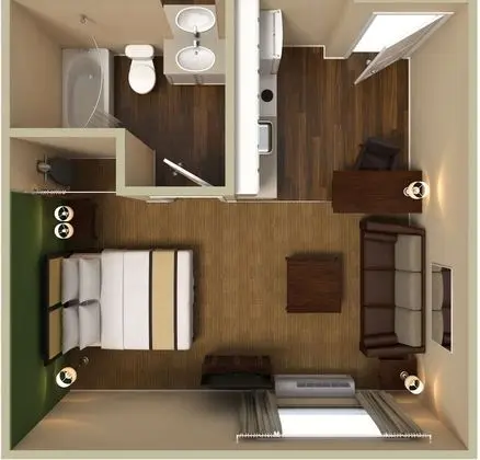 Deluxe Stüdyo, 1 En Büyük (King) Boy Yatak ve Çekyat, Sigara İçilmez