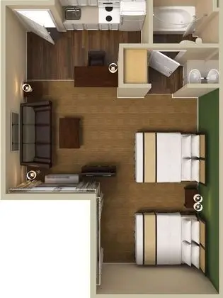 Deluxe Stüdyo, Birden Çok Yatak, Sigara İçilmez