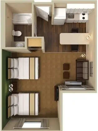 Deluxe Stüdyo, Birden Çok Yatak, Sigara İçilmez