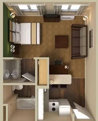 Deluxe Stüdyo, 1 En Büyük (King) Boy Yatak ve Çekyat, Sigara İçilmez