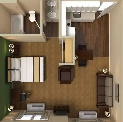 Deluxe Stüdyo, 1 En Büyük (King) Boy Yatak ve Çekyat, Sigara İçilmez