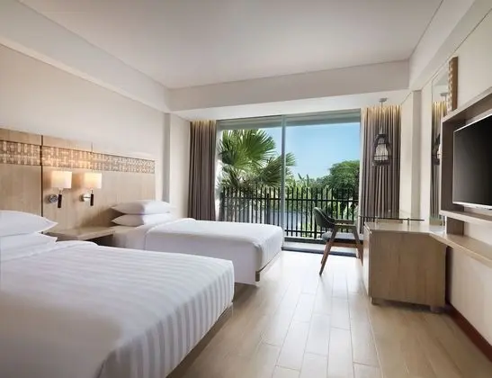 Oda, 2 Tek Kişilik Yatak, Balkon, Havuz Manzaralı (Balcony)