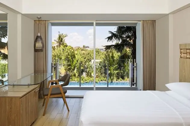 Oda, 2 Tek Kişilik Yatak, Balkon, Havuz Manzaralı (Balcony)