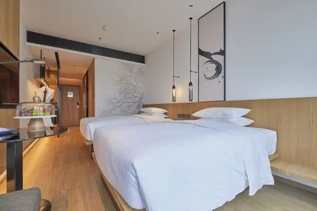 Deluxe Oda, 2 Çift Kişilik Yatak, Köşe