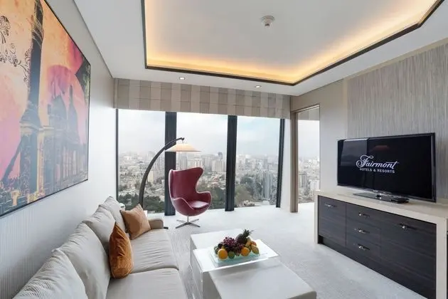 Fairmont Gold, Signature Süit, 1 Çift Kişilik Yatak, Şehir Manzaralı