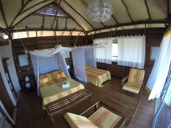 Luxury Bungalov, 1 Yatak Odası, Sigara İçilebilir, Deniz Manzaralı (Loft)