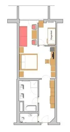 Apart Daire, 2 Yatak Odası