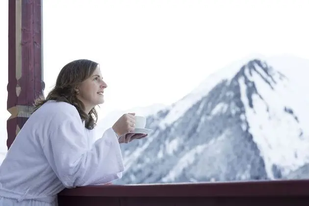 Luxury Süit, 1 Yatak Odası, Sıcak Su Havuzu, Dağ Manzaralı