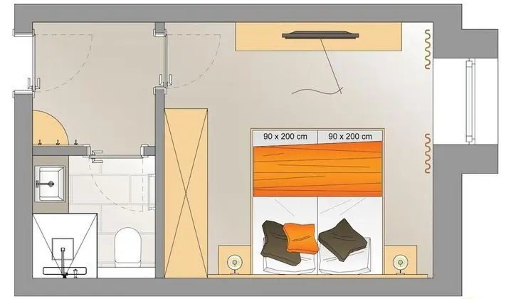 Standard Tek Büyük Yataklı Oda (small, without balcony)