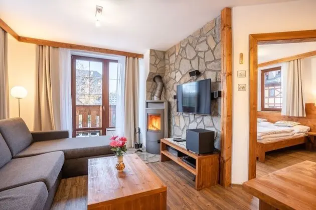 Apart Daire, 1 Yatak Odası, Balkon, Dağ Manzaralı (in Residence Building)