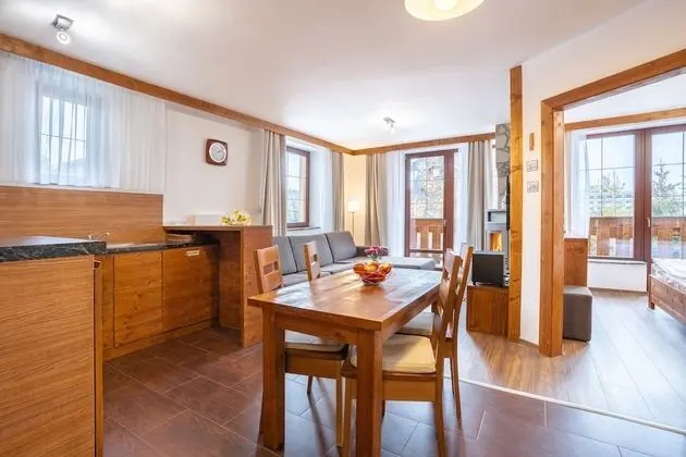 Apart Daire, 1 Yatak Odası, Balkon, Dağ Manzaralı (in Residence Building)