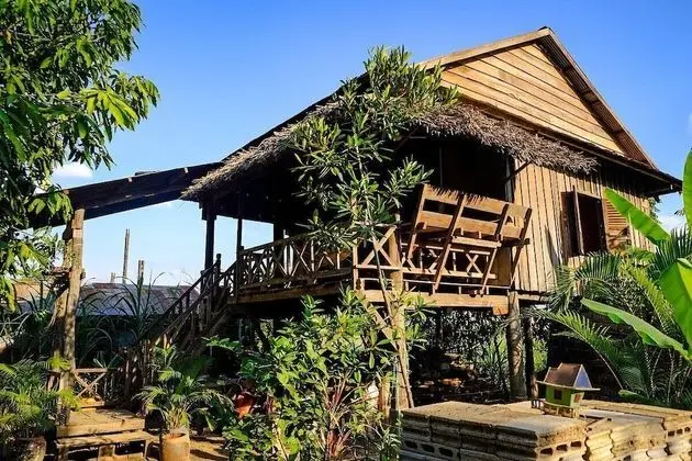 Honeymoon Bungalov, 1 Büyük (Queen) Boy Yatak, Dağ Manzaralı, Avlu