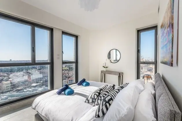 Deluxe Apart Daire, Birden Çok Yatak, Sigara İçilmez, Şehir Manzaralı
