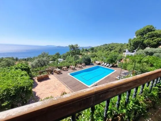 Deluxe Oda Üst Kat, Deniz Manzaralı, Balkonlu