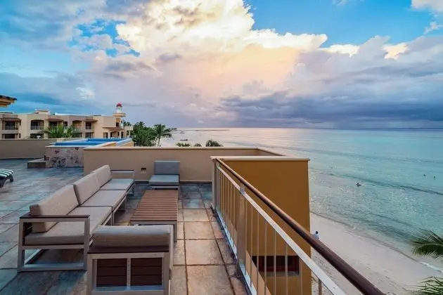 Luxury Çatı Katı Süiti (Penthouse), 3 Yatak Odası, Okyanus Manzaralı, Denize Sıfır