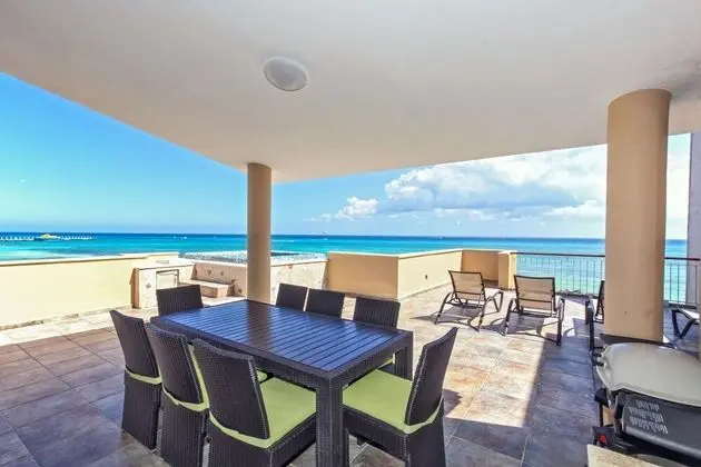Luxury Çatı Katı Süiti (Penthouse), 3 Yatak Odası, Okyanus Manzaralı, Denize Sıfır