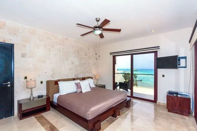 Luxury Çatı Katı Süiti (Penthouse), 3 Yatak Odası, Okyanus Manzaralı, Denize Sıfır