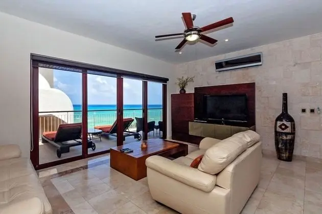 Luxury Çatı Katı Süiti (Penthouse), 3 Yatak Odası, Okyanus Manzaralı, Denize Sıfır