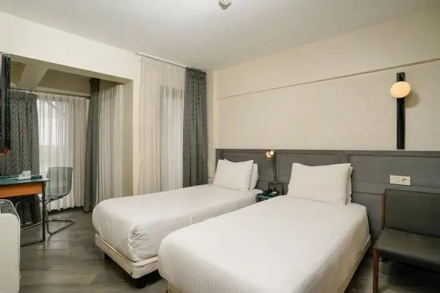 Standart İki Yataklı Oda, Şehir Manzaralı, İki Tek Kişilik Yataklı