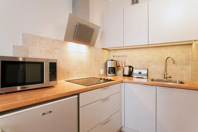 Design Apart Daire, 1 Çift Kişilik Yatak ve Çekyat, Engellilere Uygun, Sigara İçilmez