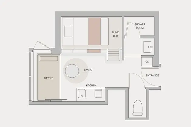 Oda, Sigara İçilmez (Two Beds Bunk)