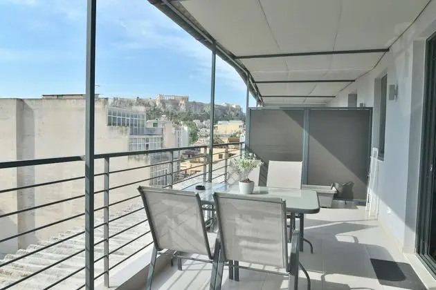 Apart Daire, Balkon (Acropolis View)