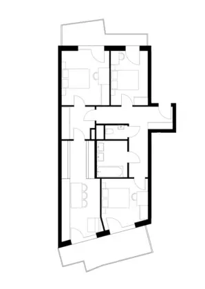 Family Apart Daire, 3 Yatak Odası, Balkon