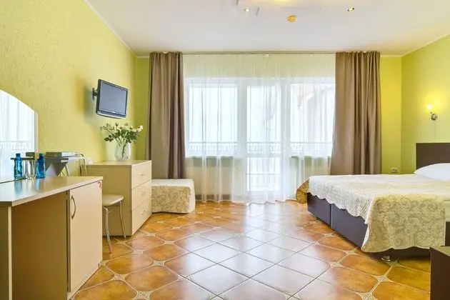 Deluxe Tek Büyük Yataklı Oda, Balkon, Deniz Manzaralı
