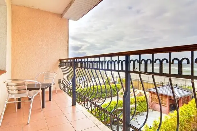Deluxe Tek Büyük Yataklı Oda, Balkon, Deniz Manzaralı