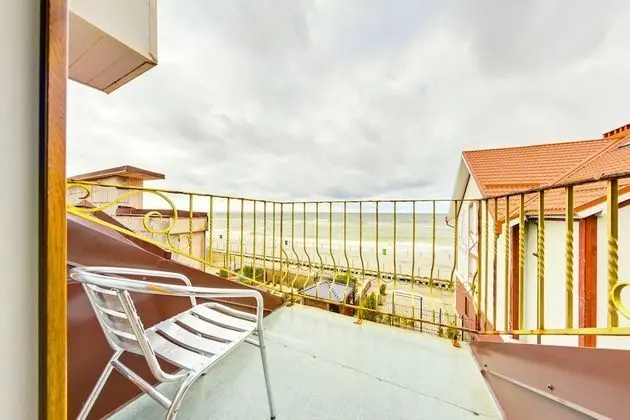 Deluxe Tek Büyük Yataklı Oda, Balkon, Deniz Manzaralı