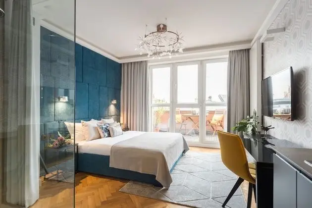 Deluxe Stüdyo, 1 Büyük (Queen) Boy Yatak, Teras, Şehir Manzaralı